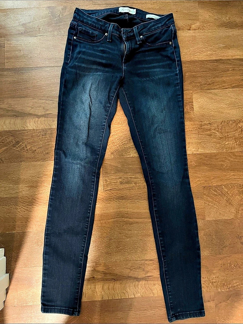 Jessica Simpson Kiss Me Super Skinny Super Skinny Jeans Dark Blue Waist 25